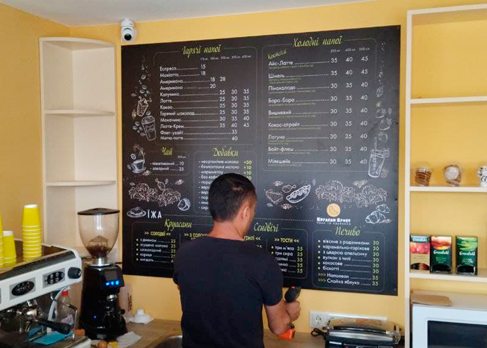 Меню для кафе заказать