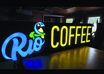 лайтбокс для кофейни