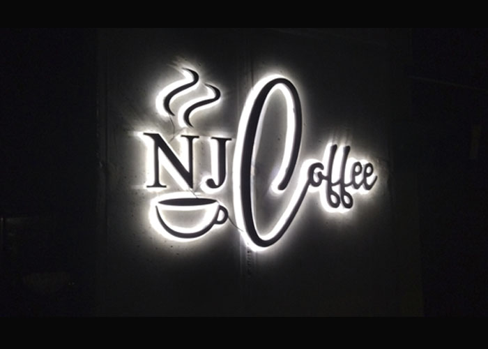 буквы кофейня